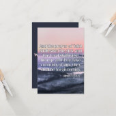 ヤコブ5:15 KJV聖書聖なる書物、 経典Pic Greeting カード (正面/裏面インサイチュ)