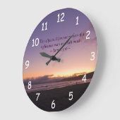 ヤコブ5:16 ラージ壁時計 (傾斜)