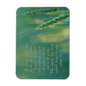 ヤコブ5:6-8忍耐感動的 マグネット (縦)