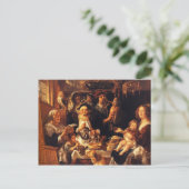 ヤコブ・ジョルダン – 古い歌のように、若いパイプ ポストカード (スタンド正面)