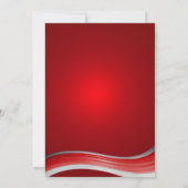 ヤコブ スティール ウェーブ レッド バー ミツバ 招待状 (裏面)