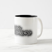 ヤコブLatimore 2の調子の署名のロゴのコーヒー・マグ ツートーンマグカップ (正面右)