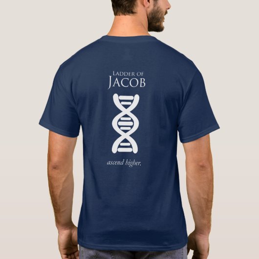 ヤコブTシャツのはしご Tシャツ (裏面)