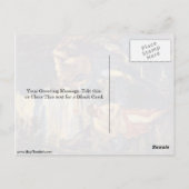 ヤコポ・ティントレットによるキリストのバプテスマ ポストカード (裏面)