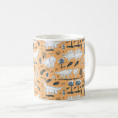 ヤシおもしろいの葉 コーヒーマグカップ (正面右)