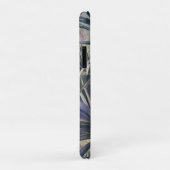 ヤシと紫のヒヤシンスのモノグラム Case-Mate iPhoneケース (裏面/右)