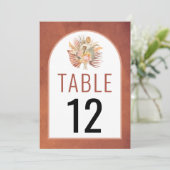 ヤシのススキ結婚ラコッタのテーブル番号 (スタンド正面)