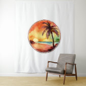 ヤシの丸の水輪 タペストリー (インサイチュ)
