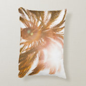 ヤシの低角度写真 アクセントクッション (裏面(縦))