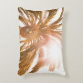 ヤシの低角度写真 アクセントクッション (正面(垂直))