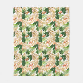 ヤシの囁き フリースブランケット