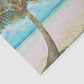 ヤシの木およびビーチのテーマのティッシュペーパー 薄葉紙 (詳細)