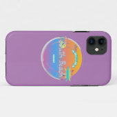 ヤシの木があるマイアミ南ビーチ Case-Mate iPhoneケース (裏面(横))