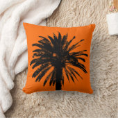 ヤシの木が付いている夏のテーマの枕クッション クッション (ブランケット)