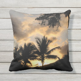 ヤシの木が付いている屋外の装飾用クッション クッション
