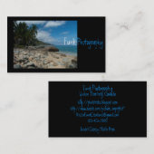 ヤシの木が付いている荒磯 名刺 (正面/裏面)