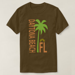 ヤシの木が付いているDaytona Beachのワイシャツ Tシャツ