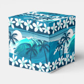 ヤシの木が咲く熱帯サーフ波 フェイバーボックス (裏面サイド)