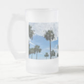 ヤシの木で霜を降ろしたマグカップ フロストグラスビールジョッキ (左)