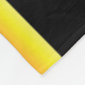 ヤシの木との熱帯日没 フリースブランケット (角)