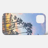 ヤシの木とオセアンサイドカリフォルニアの夕日 Case-Mate iPhoneケース (裏面 (横))
