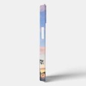ヤシの木とオセアンサイドカリフォルニアの夕日 Case-Mate iPhoneケース (裏面 / 右)