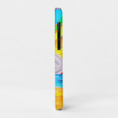 ヤシの木とサンセットグロー絵を描ズ Case-Mate iPhoneケース (裏面/左)