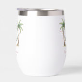 ヤシの木とハンモックのある海岸のクリスマス (右面)