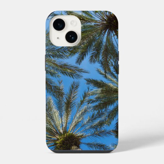 ヤシの木と傘 iPhoneケース (裏面)