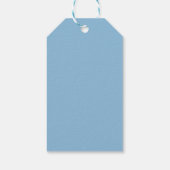 ヤシの木と夕日 | トロピカルビーチウェディング ギフトタグ (裏面)
