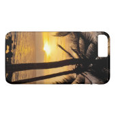 ヤシの木と夕日 Case-Mate iPhoneケース (裏面(横))
