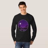 ヤシの木と夜のセネガル Tシャツ (正面フル)