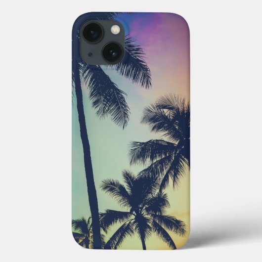 ヤシの木と日の入り Case-Mate iPhoneケース (裏面)