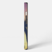 ヤシの木と日の入り iPhoneケース (左側面)