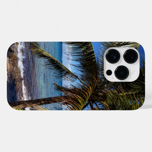 ヤシの木と海 Case-Mate iPhoneケース (裏面 (横))