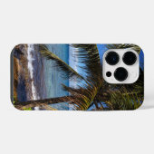 ヤシの木と海 iPhoneケース (裏面横)