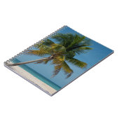 ヤシの木と白い砂のビーチ2 ノートブック (左側)