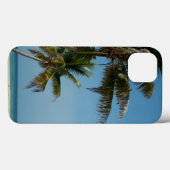 ヤシの木と白い砂浜 Case-Mate iPhoneケース (裏面 (横))