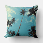 ヤシの木と空 クッション (正面)