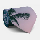 ヤシの木と空 ネクタイ (ロール)
