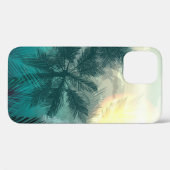 ヤシの木と葉を持つ熱帯ジャングル風景 Case-Mate iPhoneケース (裏面 (横))