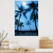 ヤシの木と青空のポスター ポスター (キッチン)