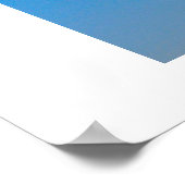 ヤシの木と青空 ポスター (角)