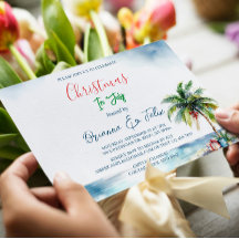 ヤシの木と7月の現在のクリスマス