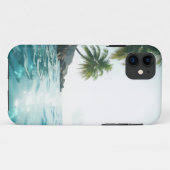 ヤシの木のある裏庭のビュー Case-Mate iPhoneケース (裏面(横))