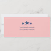 ヤシの木のコスタリカの搭乗券の結婚式 招待状 (裏面)