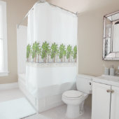 ヤシの木のシャワーカーテン シャワーカーテン (インサイチュ)
