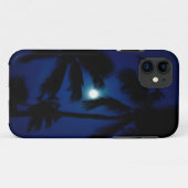 ヤシの木のシルエット Case-Mate iPhoneケース (裏面(横))