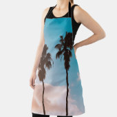 ヤシの木のシルヘット エプロン (インサイチュ)