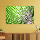 ヤシの木のトロピカルリーフ芸術的絵画ズ キャンバスプリント (インサイチュ (リビング))